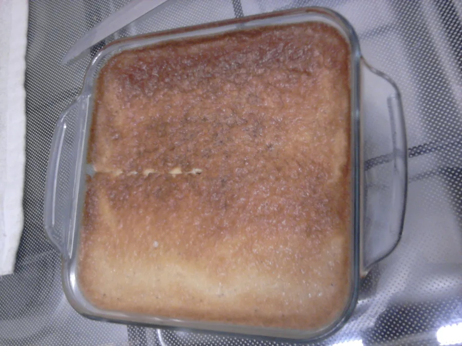 Leche asada horneada con caramelo